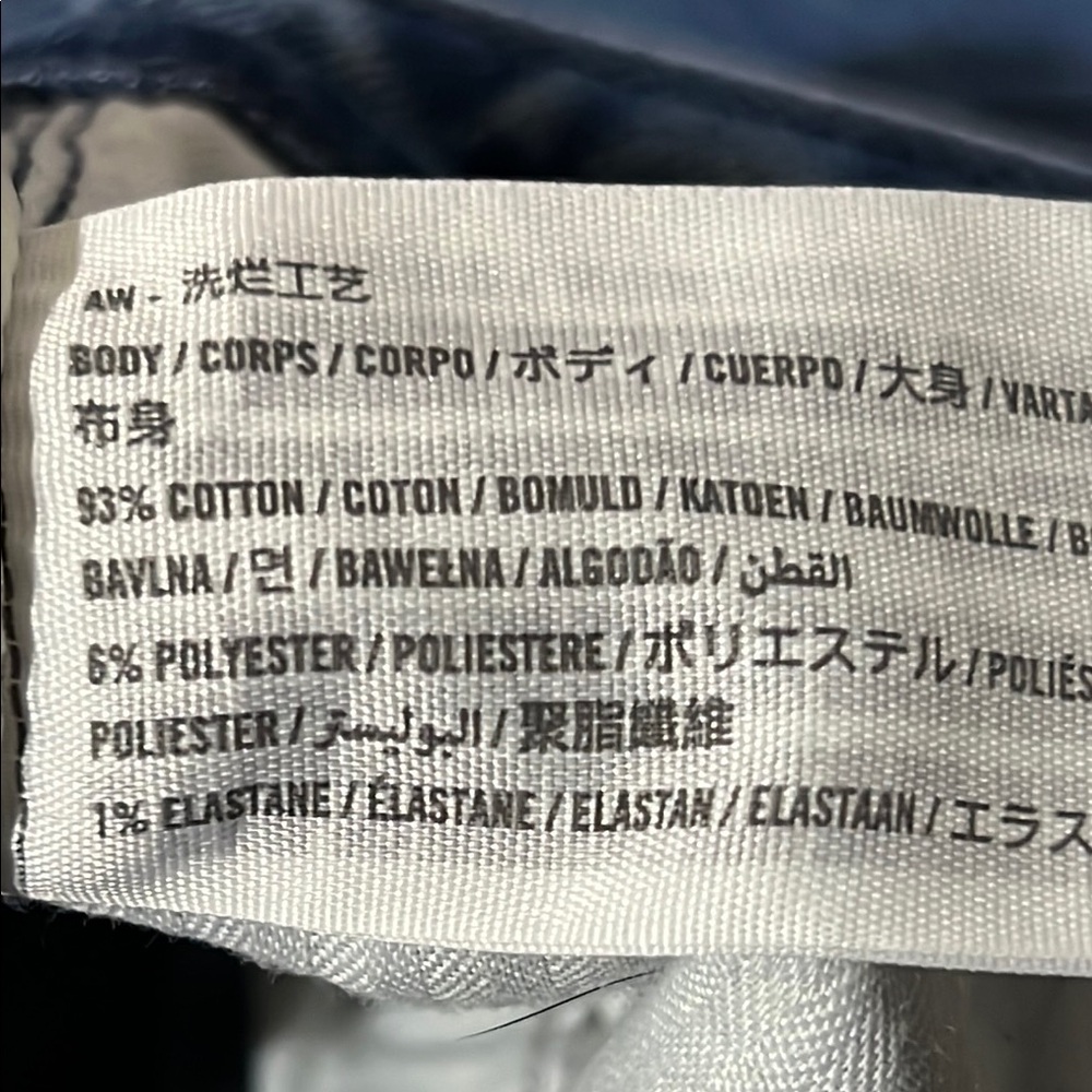 Abercrombie & Fitch Blue Super Skinny Ankle Jeans with Distressed Details - Picture 4 of 4